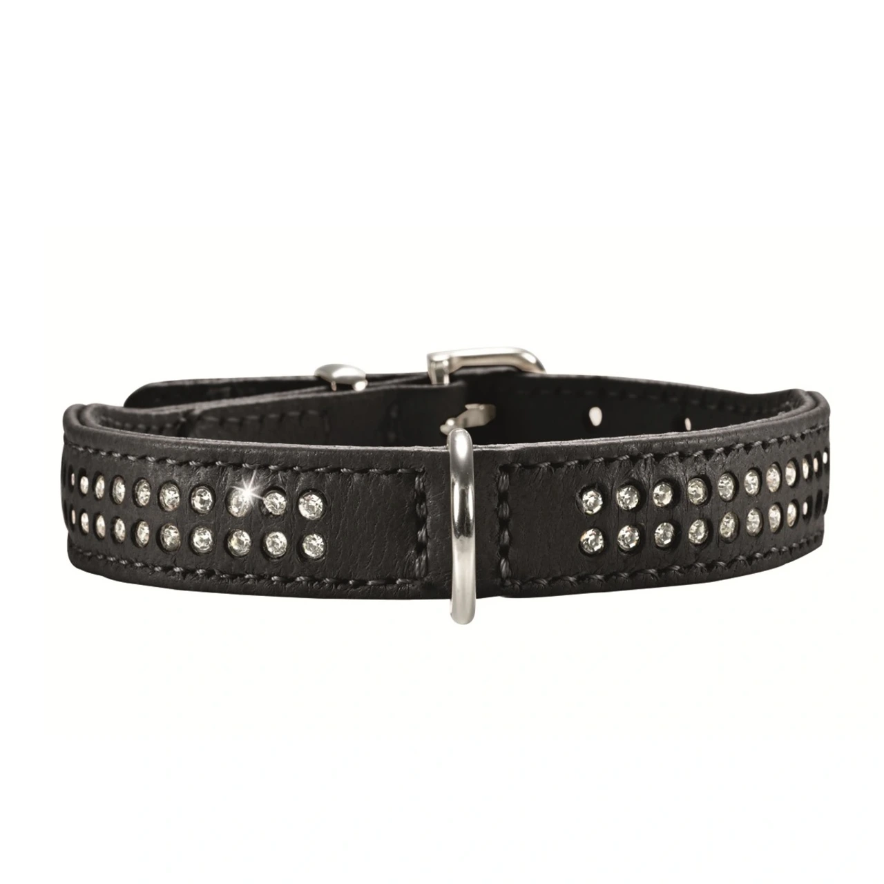 Hunter Diamond petit halsbånd str.37 Sort - 30-34 cm